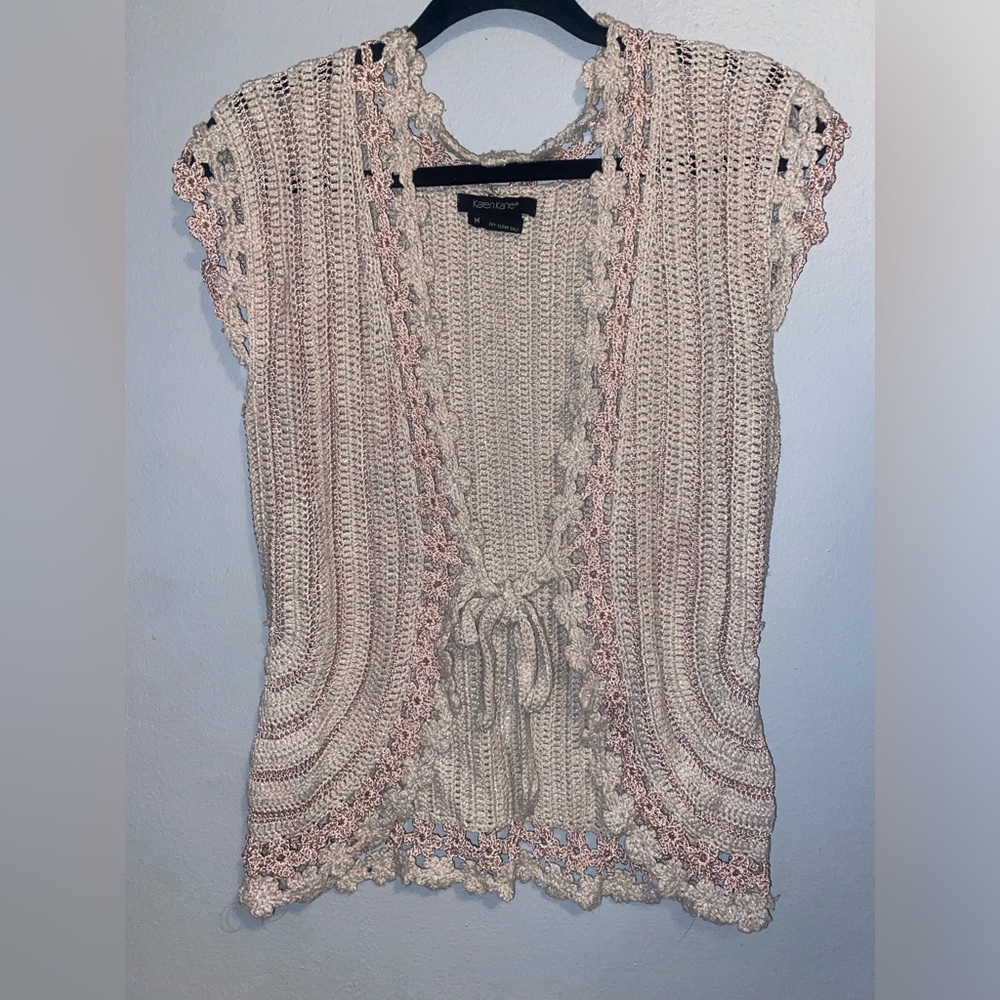 Boho women’s knit vest